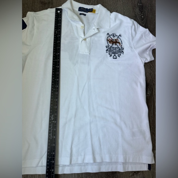 Polo Ralph Lauren Triple-Pony Embroidered Polo Custom Slim Fit Size M - Picture 6 of 7